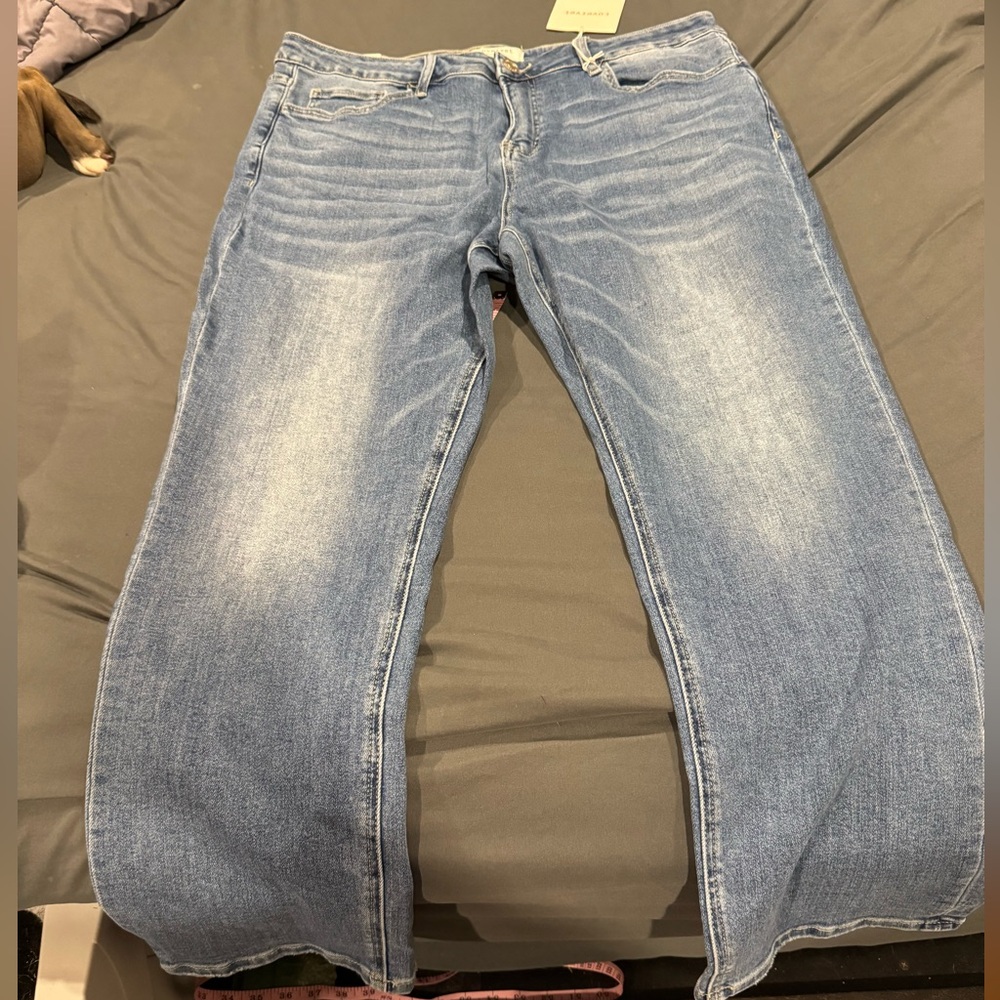 Lovervet wide leg jeans size 18, new with tags